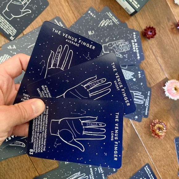 NEW Palm Reading Cards Palmistry Witchcraft Divination Witchy Occult Divination - Picture 5 of 8